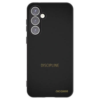 Picasee husă neagră din silicon pentru Samsung Galaxy S23 FE S711B - Discipline