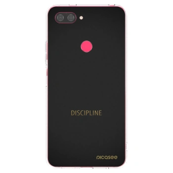 Picasee husă transparentă din silicon pentru Xiaomi Mi 8 Lite - Discipline