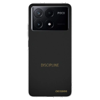 Picasee husă transparentă din silicon pentru Xiaomi Poco X6 Pro - Discipline
