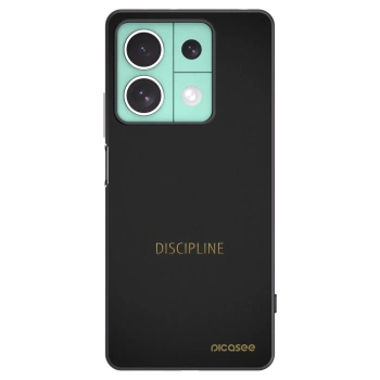 Picasee husă neagră din silicon pentru Xiaomi Redmi Note 13 5G - Discipline