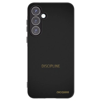Picasee husă neagră din silicon pentru Samsung Galaxy A55 5G A556B - Discipline