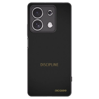 Picasee husă neagră din silicon pentru Xiaomi Redmi Note 13 4G - Discipline