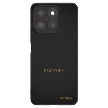 Picasee husă neagră din silicon pentru Honor X8b - Discipline