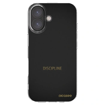 Picasee husă transparentă din silicon pentru Apple iPhone 16 - Discipline