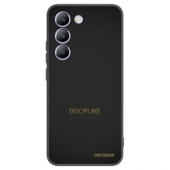 Picasee husă neagră din silicon pentru Vivo V40 SE 5G - Discipline