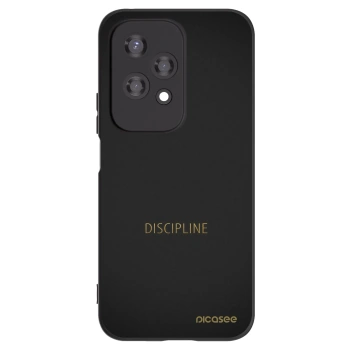 Picasee husă neagră din silicon pentru Honor 200 Lite - Discipline