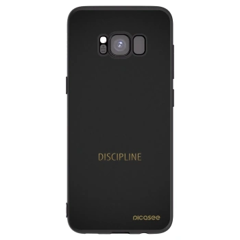 Picasee husă neagră din silicon pentru Samsung Galaxy S8 G950F - Discipline