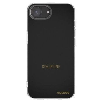 Picasee husă transparentă din silicon pentru Apple iPhone 16e - Discipline
