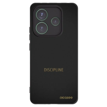 Picasee husă neagră din silicon pentru Xiaomi Redmi Note 14 5G - Discipline