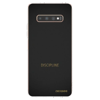 Picasee husă transparentă din silicon pentru Samsung Galaxy S10 Plus G975 - Discipline