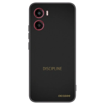 Picasee husă neagră din silicon pentru Motorola Moto G05 - Discipline