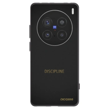 Picasee husă neagră din silicon pentru Vivo X200 Pro - Discipline