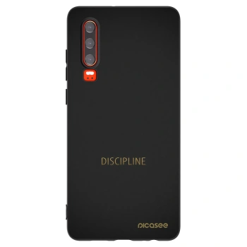 Picasee husă neagră din silicon pentru Huawei P30 - Discipline