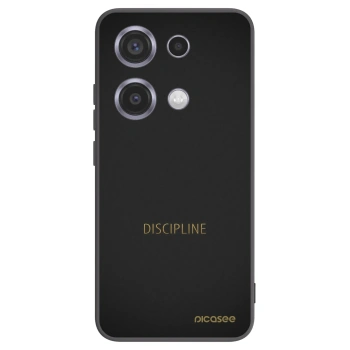 Picasee husă neagră din silicon pentru Xiaomi Redmi Note 14S - Discipline