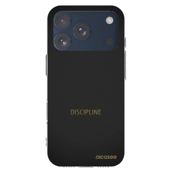Picasee husă transparentă din silicon pentru Apple iPhone 17 Pro - Discipline