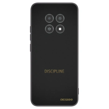 Picasee husă neagră din silicon pentru Realme 12X - Discipline