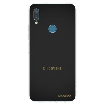 Picasee husă transparentă din silicon pentru Huawei Y6 2019 - Discipline