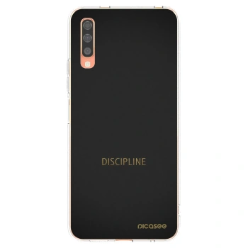 Picasee husă transparentă din silicon pentru Samsung Galaxy A70 A705F - Discipline
