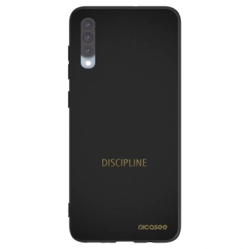 Picasee husă neagră din silicon pentru Samsung Galaxy A70 A705F - Discipline