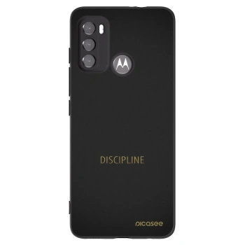 Picasee husă neagră din silicon pentru Motorola Edge 60 5G - Discipline