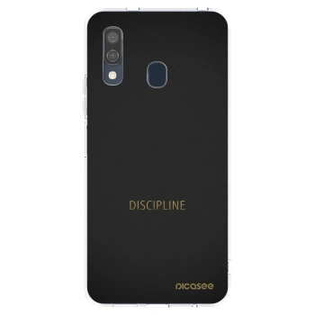 Picasee husă transparentă din silicon pentru Samsung Galaxy A40 A405F - Discipline