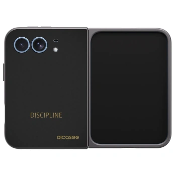 Picasee husă neagră din silicon pentru Apple iPhone Duo - Discipline