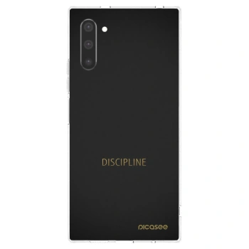 Picasee husă transparentă din silicon pentru Samsung Galaxy Note 10 N970F - Discipline