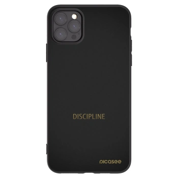 Picasee husă neagră din silicon pentru Apple iPhone 11 Pro Max - Discipline