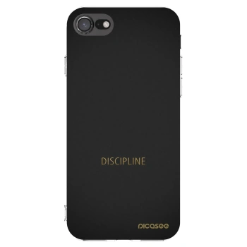 Picasee husă transparentă din silicon pentru Apple iPhone 8 - Discipline