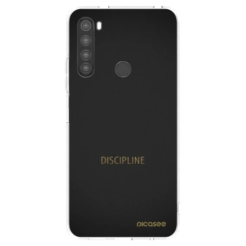 Picasee husă transparentă din silicon pentru Xiaomi Redmi Note 8 - Discipline