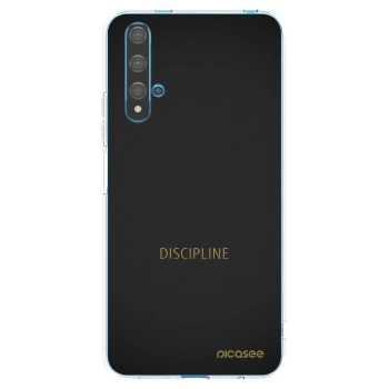 Picasee husă transparentă din silicon pentru Huawei Nova 5T - Discipline
