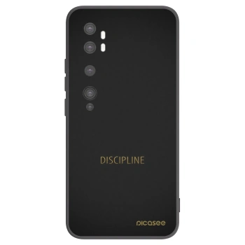 Picasee husă neagră din silicon pentru Xiaomi Mi Note 10 (Pro) - Discipline