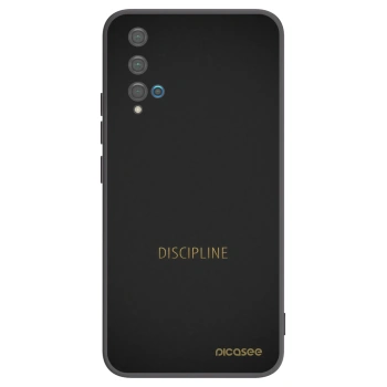 Picasee husă neagră din silicon pentru Huawei Nova 5T - Discipline