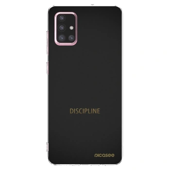 Picasee husă transparentă din silicon pentru Samsung Galaxy A71 A715F - Discipline