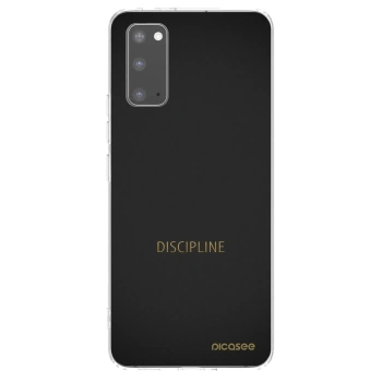 Picasee husă transparentă din silicon pentru Samsung Galaxy S20 G980F - Discipline