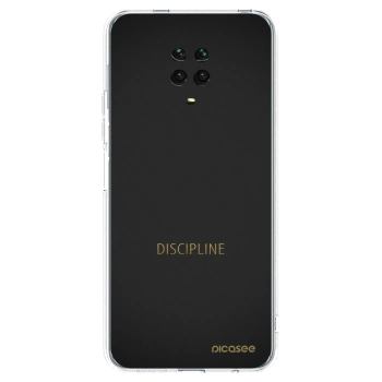 Picasee husă transparentă din silicon pentru Xiaomi Redmi Note 9 Pro - Discipline