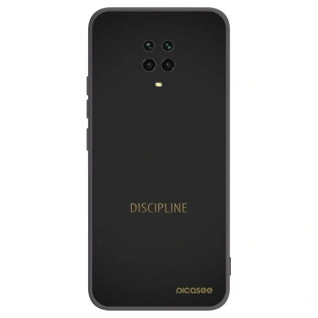 Picasee husă neagră din silicon pentru Xiaomi Redmi Note 9S - Discipline