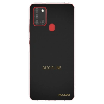 Picasee husă transparentă din silicon pentru Samsung Galaxy A21s - Discipline