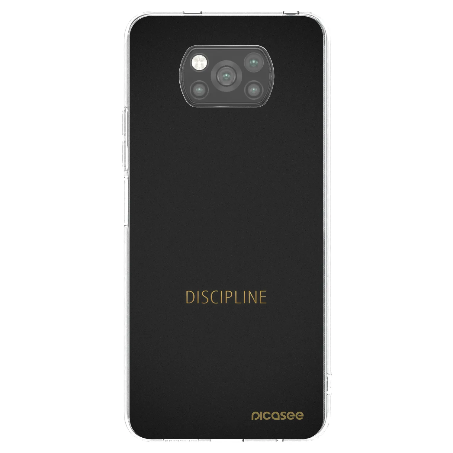 Picasee husă neagră din silicon pentru Xiaomi Poco X3 - Discipline