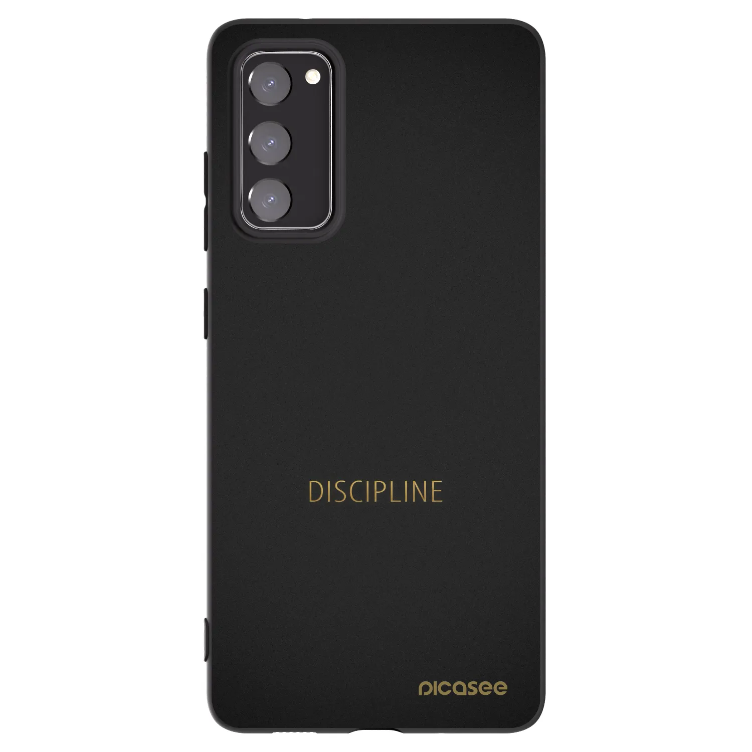 Picasee husă neagră din silicon pentru Samsung Galaxy S20 FE - Discipline
