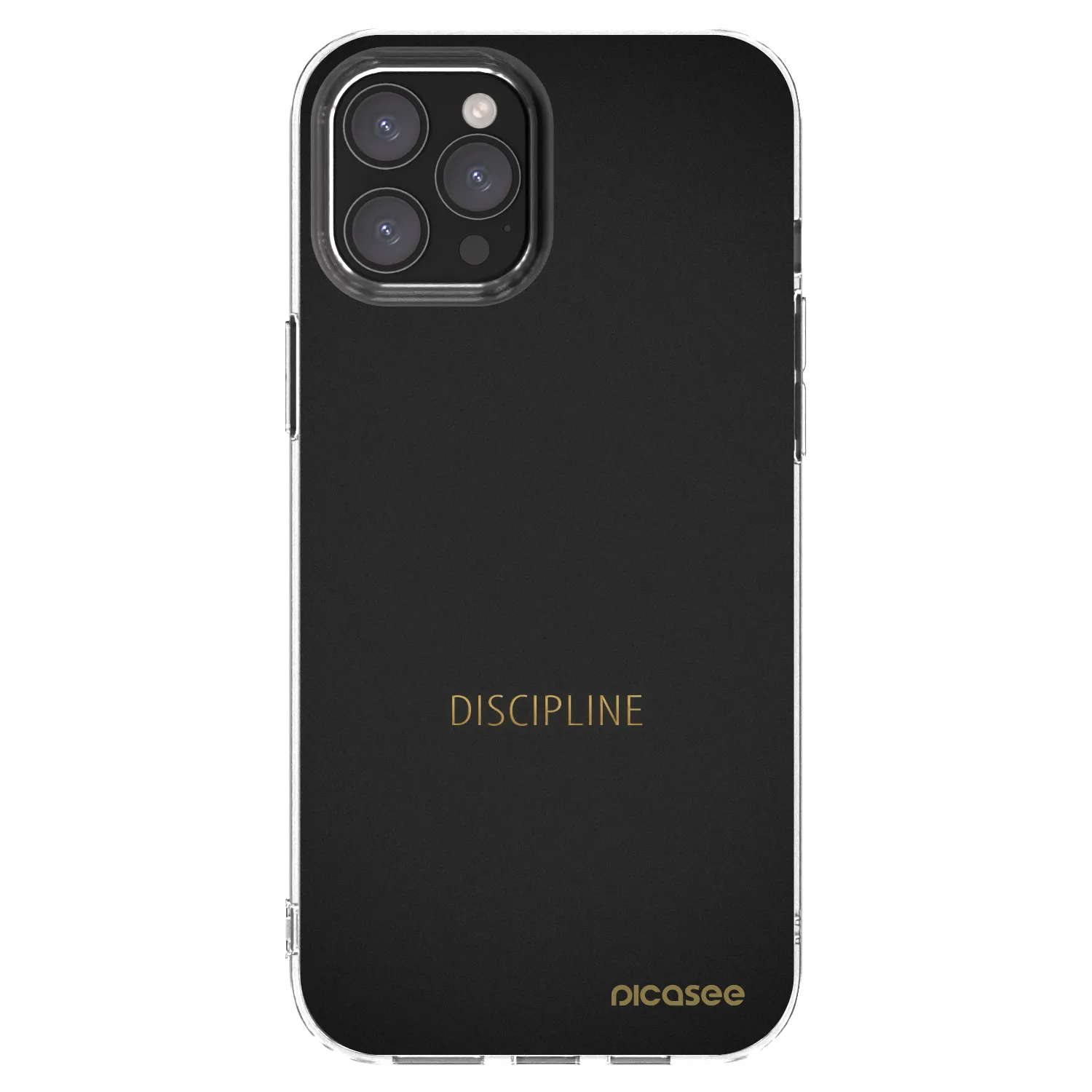 Picasee husă transparentă din silicon pentru Apple iPhone 12 Pro Max - Discipline