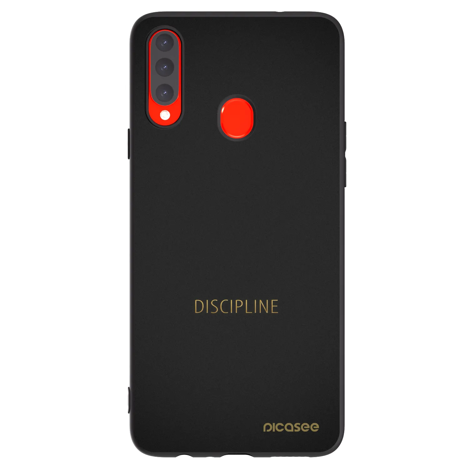 Picasee husă neagră din silicon pentru Samsung Galaxy A20s - Discipline