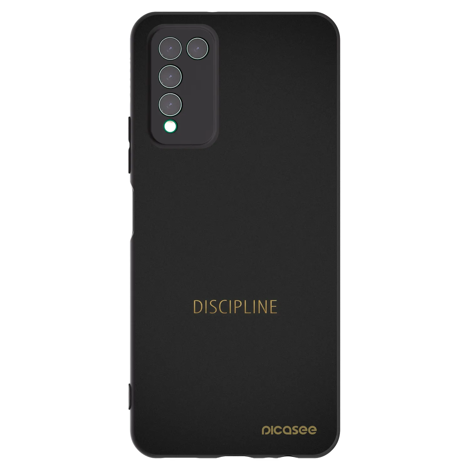 Picasee husă neagră din silicon pentru Honor 10X Lite - Discipline
