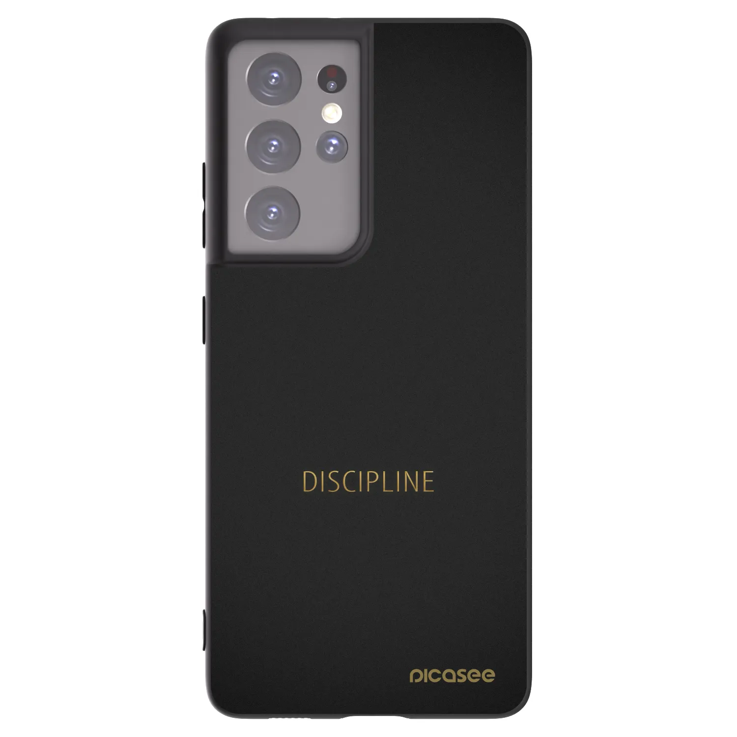 Picasee husă neagră din silicon pentru Samsung Galaxy S21 Ultra 5G G998B - Discipline