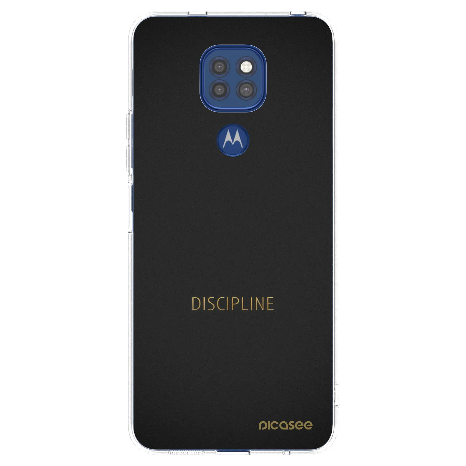 Picasee husă transparentă din silicon pentru Motorola Moto G9 Play - Discipline