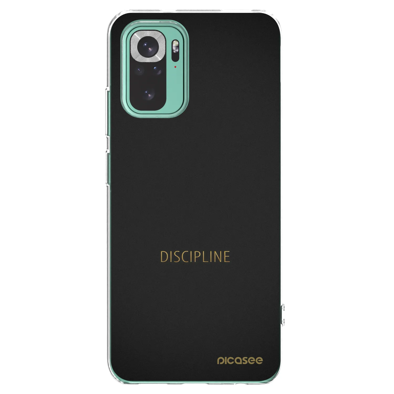 Picasee husă transparentă din silicon pentru Xiaomi Redmi Note 10 Pro - Discipline