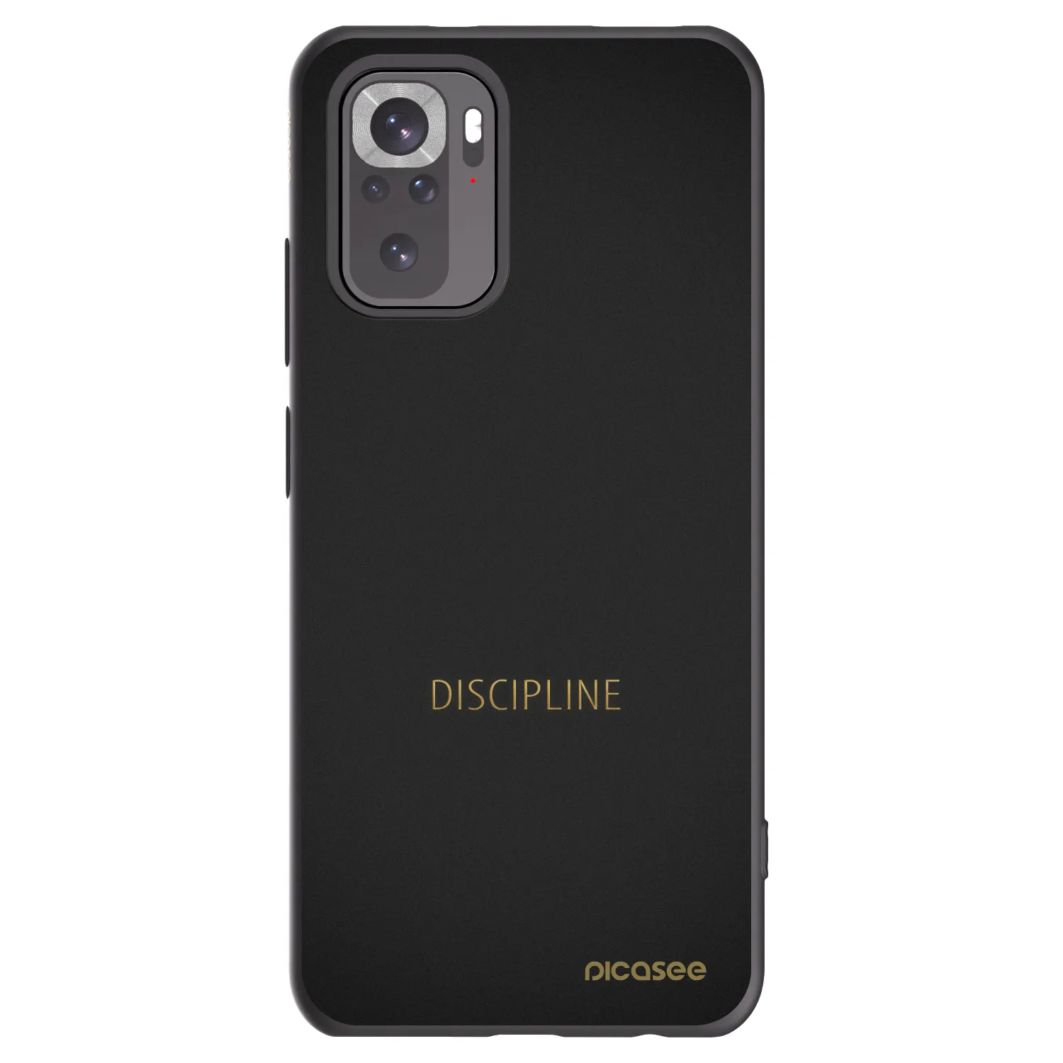 Picasee husă neagră din silicon pentru Xiaomi Redmi Note 10S - Discipline