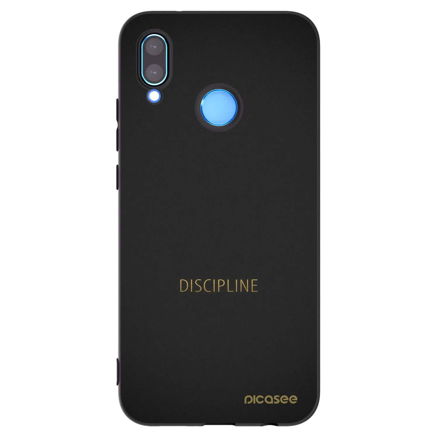 Picasee husă neagră din silicon pentru Huawei P20 Lite - Discipline