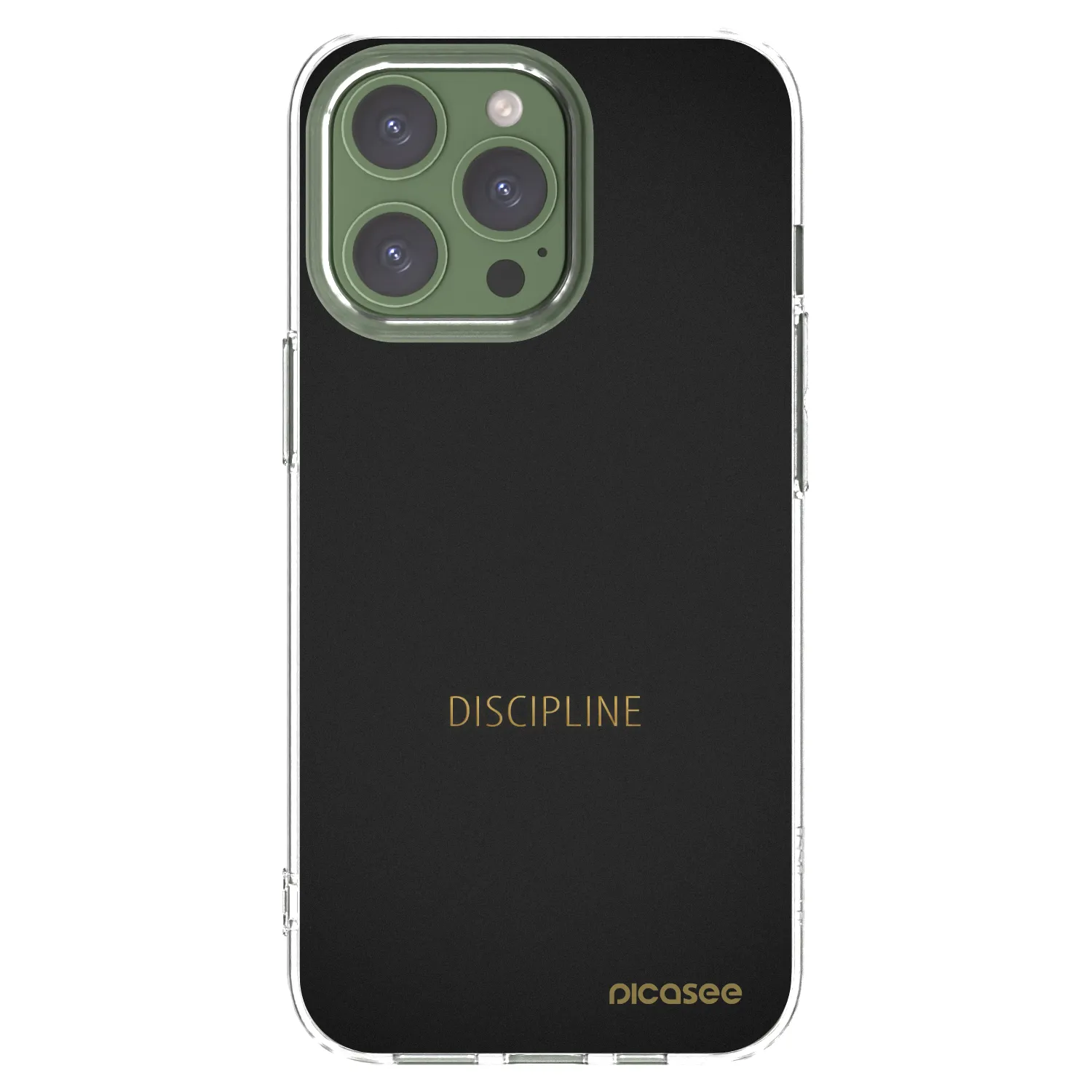 Picasee husă transparentă din silicon pentru Apple iPhone 13 Pro - Discipline