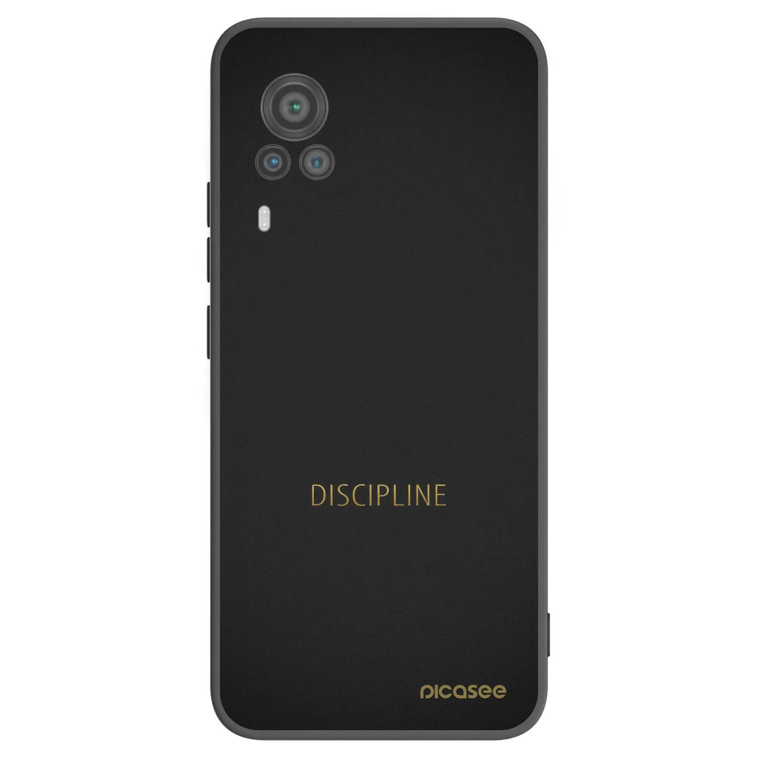 Picasee husă neagră din silicon pentru Vivo X60 Pro 5G - Discipline